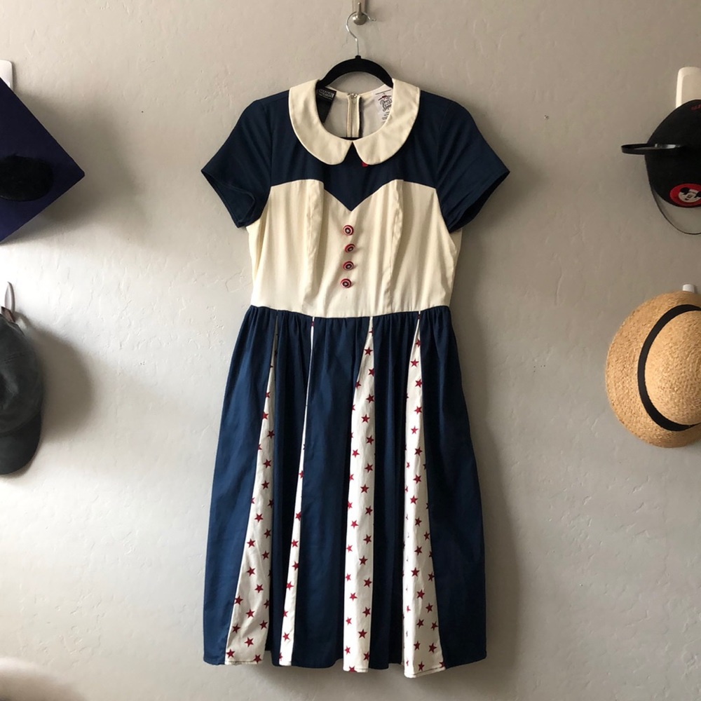 Disney Dress Shop Captain American Dress, size S.